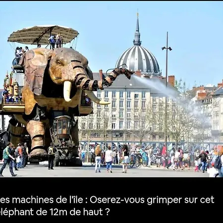 Appartement Vulcain 4, 14eme, Ile De Nantes, Vue Exceptionnelle Avec Parking *