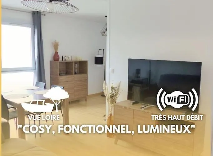 Vulcain 4, 14ème, Ile De Nantes, Vue Exceptionnelle Avec Parking Appartamento