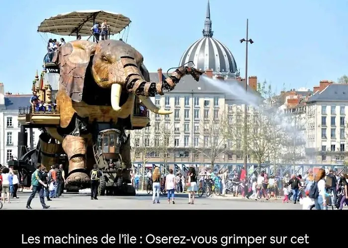 Appartamento Vulcain 4, 14ème, Ile De Nantes, Vue Exceptionnelle Avec Parking *